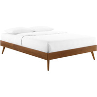 Margo Full Wood Platform Bed Frame Walnut