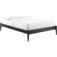 June Queen Wood Platform Bed Frame Black