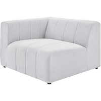 Bartlett Upholstered Fabric Left-Arm Chair Ivory