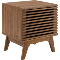 Render Vinyl Record Display Stand Walnut
