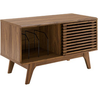 Render Vinyl Record Display Stand Walnut