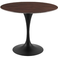 Lippa 36" Wood Dining Table Black Cherry Walnut