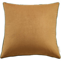 Accentuate 20" Performance Velvet Throw Pillow Cognac Green