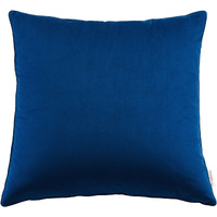 Enhance 24" Performance Velvet Throw Pillow Navy