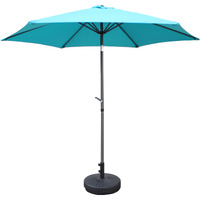 St. Kitts Aluminum 9-foot Patio Umbrella - Aqua Blue