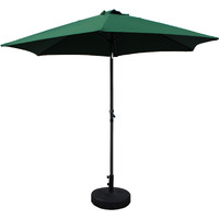 St. Kitts Aluminum 9-foot Patio Umbrella - Forest Green