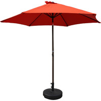 St. Kitts Aluminum 9-foot Patio Umbrella - Terra Cotta