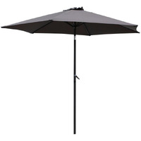 St. Kitts Aluminum 9-foot Patio Umbrella - Grey