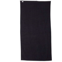 Carmel Towel Company Velour Beach Towel - Black, One Size