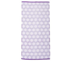 Carmel Towel Company Polka Dot Velour Beach Towel - Purple, One Size
