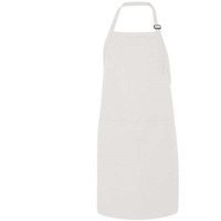Chef Designs Premium Bib Apron - White, One Size