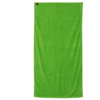 Q-Tees Velour Beach Towel - Lime, One Size