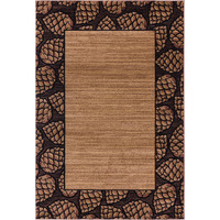 United Weavers Cottage Pine Border Beige Accent Rug 1'10" x 2'8"