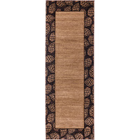 United Weavers Cottage Pine Border Beige Runner Rug 2'7" x 7'4"