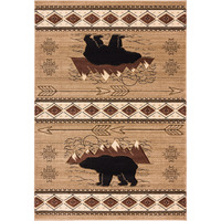 United Weavers Cottage Timberland Beige Area Rug 2'7" x 4'2"