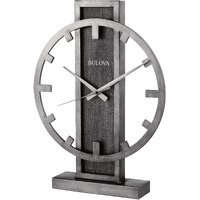 Bulova B1864 Silver Streak Clock