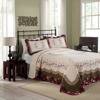BROOKE K BEDSPREAD 120X118"