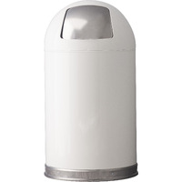 12DTWH-VV Ergode Dometop Receptacle - Timeless Design for Hospitality, Healthcare, and Office Settings - Odor Management - Durable Steel Shell