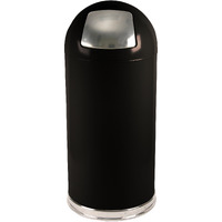 15DTBK-VV Ergode Dometop - Timeless Design, Odor Control, Durable Steel Shell, Galvanized Liner, Powder Coat Finish. Perfect for Hospitality, Healthcare, Offices, and Restaurants.