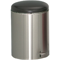 2240SS-VV Ergode Step-on Receptacle - Hands-Free, Sanitary Disposal for Healthcare Facilities - Galvanized Liner, Steel Construction for Durability