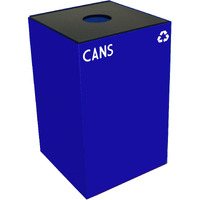 Compact and Space Efficient Ergode Recycling Containers - Variety of Sizes, Colors, and Lid Options - Durable Steel Construction