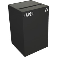 24GC02-CB-VV Ergode Recycling Containers - Compact, Space Efficient, Customizable Sizes, Colors, and Lid Options, Durable Steel Construction