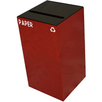 28GC02-SC-VV Ergode Recycling Containers - Compact, Space Efficient, Durable Steel, Customizable Sizes, Colors, Lid Options