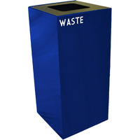 32GC03-BL-VV Ergode Recycling Containers - Compact, Space Efficient, Customizable Sizes, Colors, and Lid Options, Durable Steel Construction