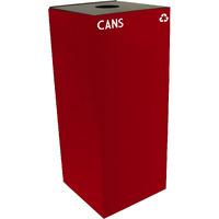 36GC01-SC-VV Ergode Recycling Containers - Compact, Space Efficient, Durable Steel, Customizable Sizes, Colors, and Lid Options
