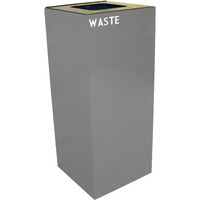 36GC03-SL-VV Ergode Recycling Containers - Compact, Space Efficient, Durable Steel, Customizable Sizes, Colors, Lid Options