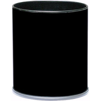 66BK-VV Ergode Executive Wastebasket - Sleek & Compact Round Design for Offices & Hotels, Durable Steel Construction, Sophisticated & Elegant Waste Disposal Solution