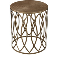 Sutton Accent Table in Gold Leaf