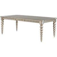 Zaria Champagne Wood Extendable Dining Table