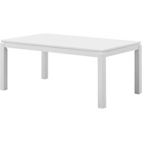 Danby 71" Rectangle Contemporary Dining Table, White Wood