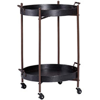 Alfred Two-Tier Round Butler Table