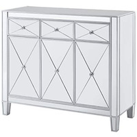 Mirage 3-Door Mirrored Cabinet