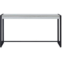 Macen Console - Black w/ Distressed White