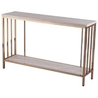 Brexlyn Faux Stone Console Table