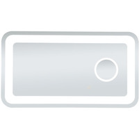 Lux 20in x 36in Hardwired LED mirror with magnifier and color changing temperature 3000K/4200K/6000K