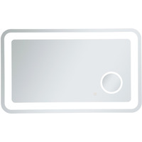 Lux 24in x 40in Hardwired LED mirror with magnifier and color changing temperature 3000K/4200K/6000K