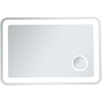Lux 27in x 40in Hardwired LED mirror with magnifier and color changing temperature 3000K/4200K/6000K