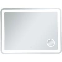 Lux 36in x 48in Hardwired LED mirror with magnifier and color changing temperature 3000K/4200K/6000K