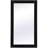 Aqua vanity mirror 18x32 inch in black