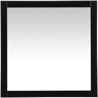 Aqua vanity mirror 36x36 inch in black