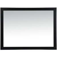 Aqua vanity mirror 48x36 inch in black