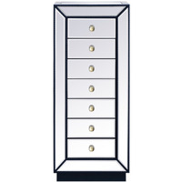 18 inch mirrored lingere chest in blue