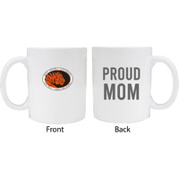 East Central University Tigers Proud Mom White Ceramic Coffee Mug