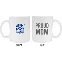 Hampton University Proud Mom White Ceramic Coffee Mug