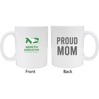 North Dakota Fighting Hawks Proud Mom White Ceramic Coffee Mug