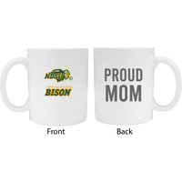 North Dakota State Bison Proud Mom White Ceramic Coffee Mug